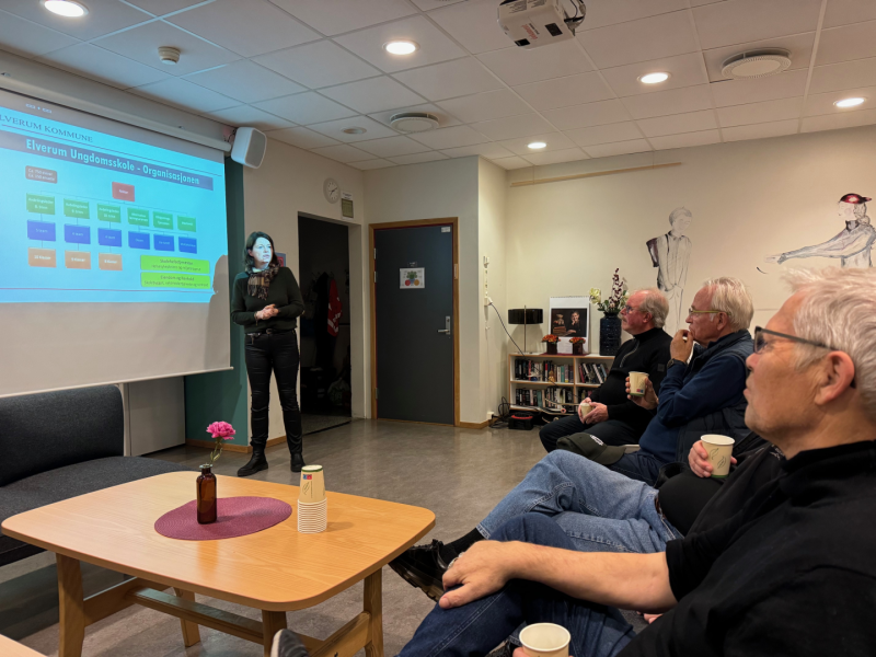 Besøk på Elverum Ungdomsskole