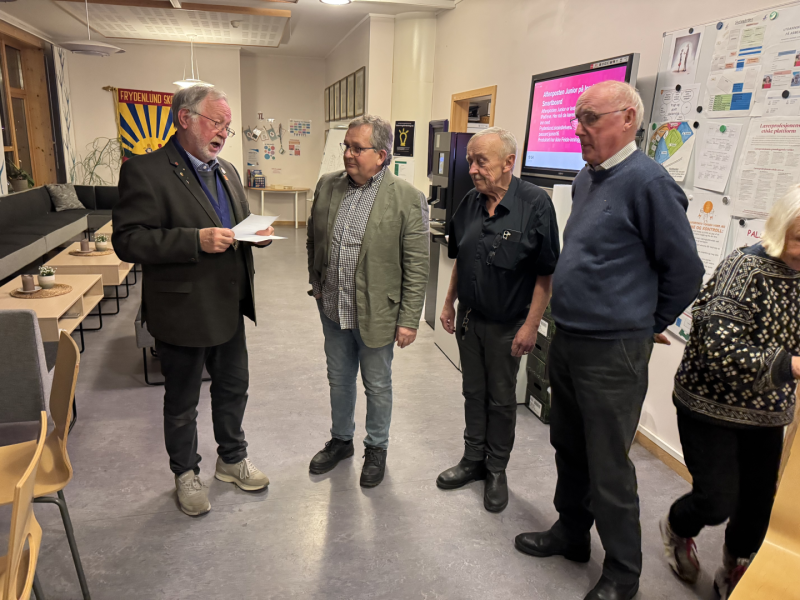 3 nye medlemmer ble tatt opp i klubben